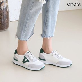 소가죽 V라인 스니커즈 4.5cm_24FW142 [무료배송]