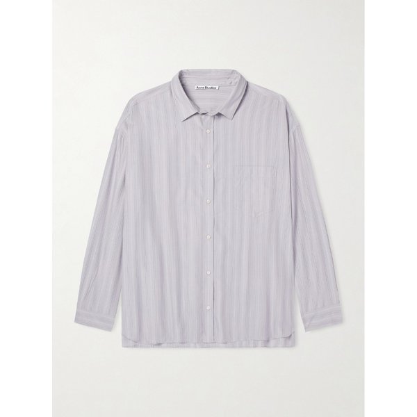 스트라이프 셀룰로오스 셔츠 46376663162970012