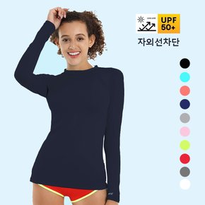 마린 UPF50+ 라인 숏슬리브 레쉬가드 반팔 수영복_F01 블랙그린