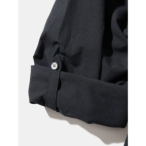 UV Airy Black Linen Shirt S174