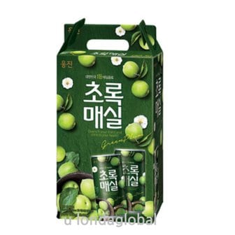  웅진 초록매실 사무실 음료 선물세트 180ml 30개