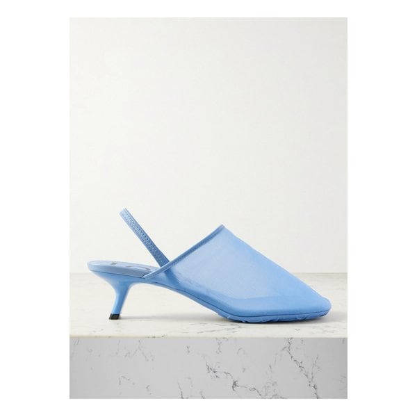 페탈 가죽 트리밍 메쉬 슬링백 샌들 1647597359370700