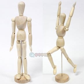 원목구체 관절인형(30cm)나무인형