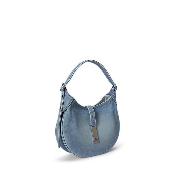 여성 폴로 ID 데님 스몰 숄더백(WAPOBAG02V20207400)