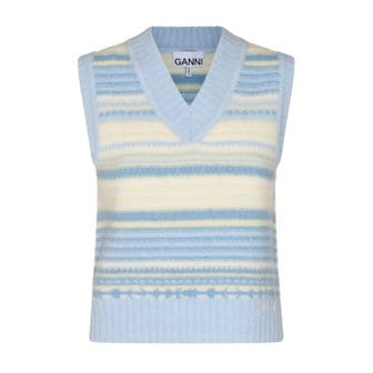  [해외직구] 24SS 가니 SOFT WOOL STRIPED 베스트 K2258/271