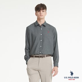 [U.S. POLO ASSN.]  남성 코튼 클래식 셔츠_CHAMBRAY NAVY