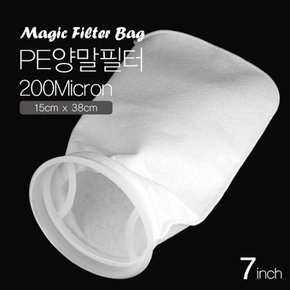 PE 양말필터 7인치 200Micron 섬프수조 필터