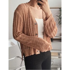 버튼업 브이넥 데일리 베이직 니트 가디건  WIBACD036 _P356422936