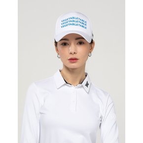 Vezimar Repeat Logo Golf Cap White