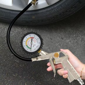 타이어 공기압 주입기 자동차 차량용게이지 타이어펌프 압력계 타이어공기압 측정 압력측정