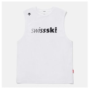 SWISS SKI 인스파이어드 슬리브리스 SP221EST58WHT