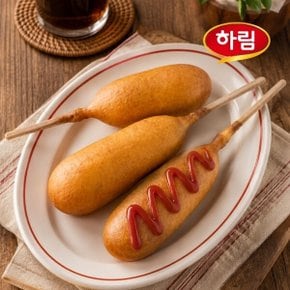 두툼한 소시지 웰 핫도그