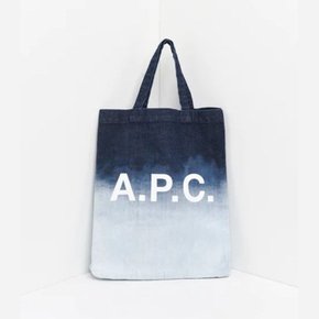 아페쎄 APC 루 미니 블리치 워싱 데님 토트백 AAF BLEACHED