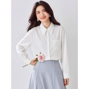 루미너스 플로우 롱 칼라 언밸런스 블라우스_P417451202