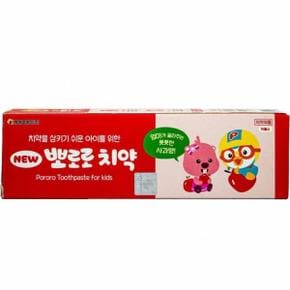 케이엠제약 뉴 뽀로로치약 저불소 사과향 90g X ( 3매입 )