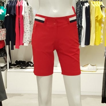 엘르골프 ( 6F41751 500)  2019년 여성 여름 P스판 오비 배색 포인트 반바지