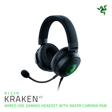 RAZER 레이저코리아 크라켄 V3 게이밍 헤드셋 USB