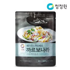 청정원 까르보나라 스파게티소스 250g x6개