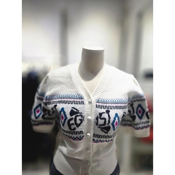 [여주점] 레터링 자카드 투웨이 워머니트 EQ4KL160