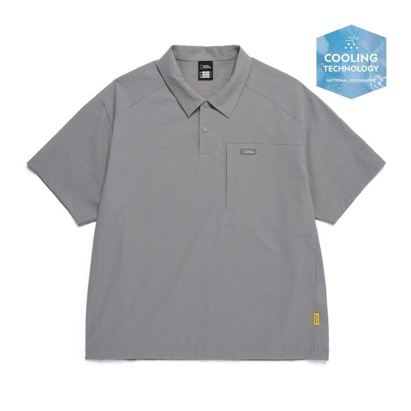 [부산점] N252MTS180 196 내셔널지오그래픽 프로즌큐브 반팔 카라티셔츠