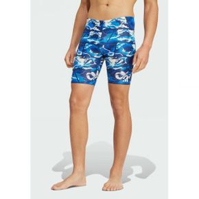 4800760 Adidas WAVES GRAPHIC - Swimming trunks dark blue 92284606