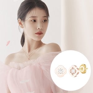 제이에스티나 [아이유 PICK] CLOVIA 14K 귀걸이 (JJCLEQ3BS150R4000)