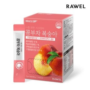 웰업 콤부차 복숭아 분말스틱 120포 1박스