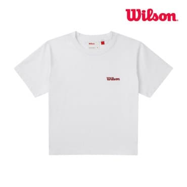 윌슨 여성 퓨어드라이 스몰로고 티셔츠 (W253002NTS78WHT)