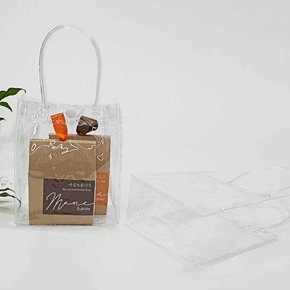 투명 쇼핑백 선물가방 미니 PVC 선물 비닐가방 쇼핑백