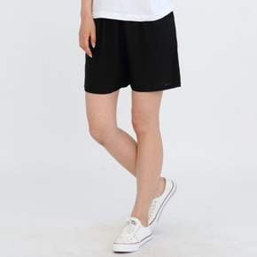 여자 아이스쿨바지 여름바지 반바지 블랙