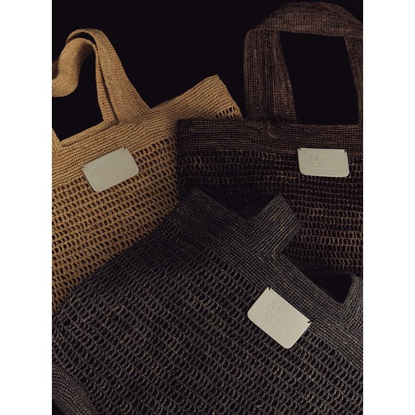 [단독] Evotte raffia bag_3color