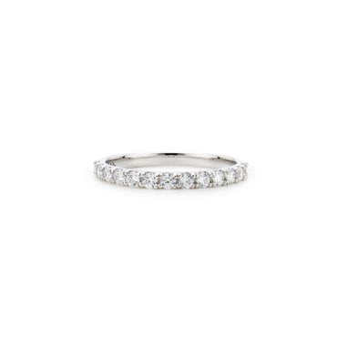 이에르로르 에센스 14K(W) 랩다이아 Half 이터너티 반지 2mm HL4R42406W4