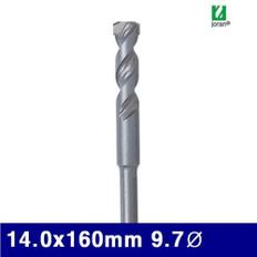제이큐 조란 콘크리트 드릴비트 3940134 14.0x160mm 샹크9.7파이 1EA