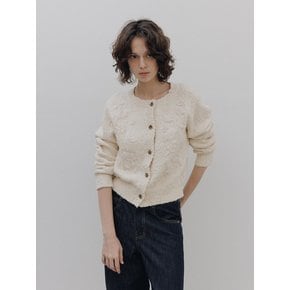 Flower Cropped Cardigan