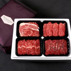 [산지직송/냉장] 한우 구이세트 1호 1.6kg(등심,안심,토시살,제비추리)