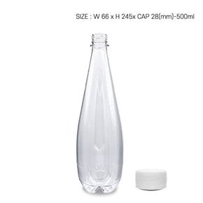 PET-효소탄용기 500ml 원형 밀폐용기 플라스틱용기 음료 페트병