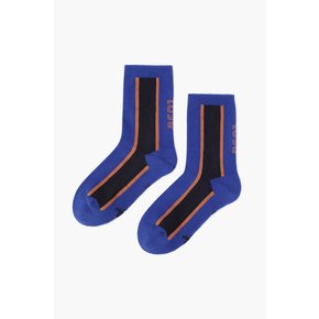 여성 컬러블럭 크루 삭스 (GQ322LSO93_ULBL)