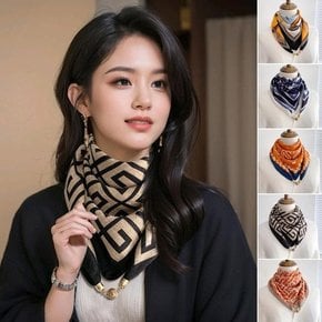 스카프 원터치 사계절 엘레강스 클래식 자석 마그네틱