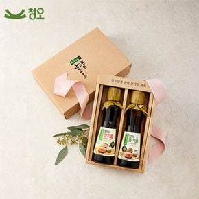 [청오]국산 참기름 들기름세트2호 (참기름300ml+들기름300ml)[32537428]