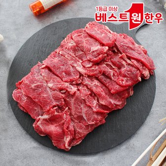 베스트원한우 [냉장] 베스트원 한우-1등급 암소한우 아롱사태 구이 250g