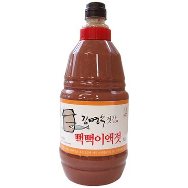 김명수젓갈 뻑뻑이액젓 천연식품 1.8L