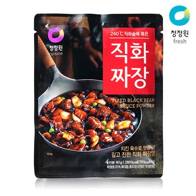 직화짜장 분말 80g x (4인분)