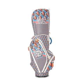 U GN GEOMETRIC PATTERN CADDIE BAG 블루 EVR LS3ZC12U BL