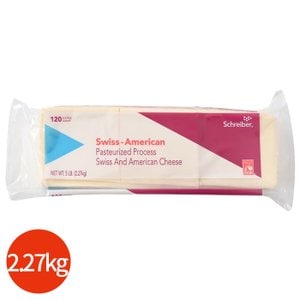  슈레이버 스위스 슬라이스 치즈 120매 2.27kg