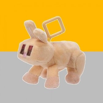  마인크래프트 플러쉬 인형고리 YELLOW BUNNY