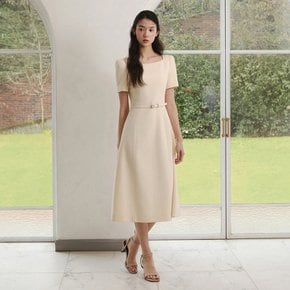 [25 S/S] 잇미샤 스퀘어넥 벨티드 원피스 ITP4ZOP930