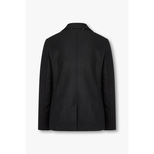 [PS PAUL SMITH] 컨버터블 라펠 울 더블 코트 5755107001000
