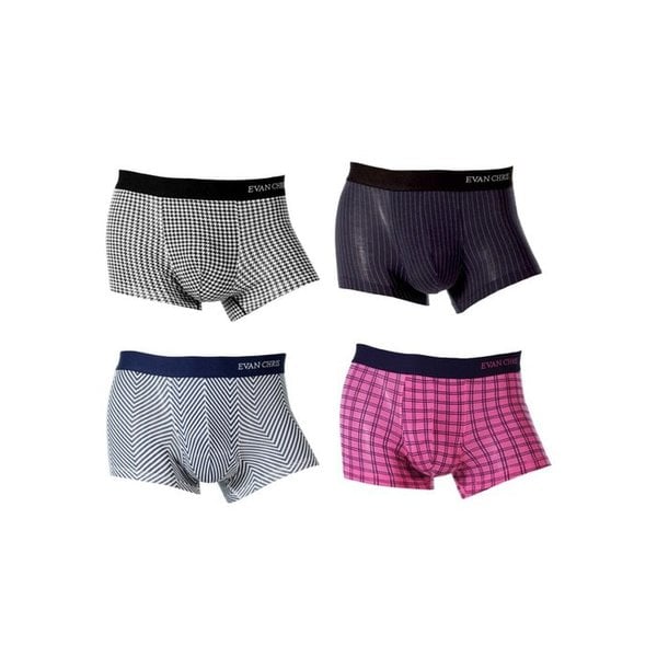 블랙+블루 4종 기능성 남성 언더웨어 심리스 속옷 드로즈 남자 팬티