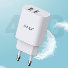 2포트 듀얼 10W USB 충전기