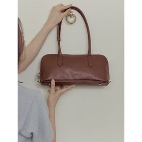 로우 숄더백 Low Shoulder Bag - 코코아